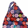 thumbnail image 5 of Abstract Lounger Chair Bag, Circles and Dots in a Vibrant Layout Modern, High Capacity Storage with Handle Container, Lounger Size, Multicolor, by Ambesonne, 5 of 5