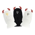 thumbnail image 2 of XINYTEC 3 Hole Horns Knitted Ski Mask Full Face Mask Devil Print Balaclava Warm Winter, 2 of 6