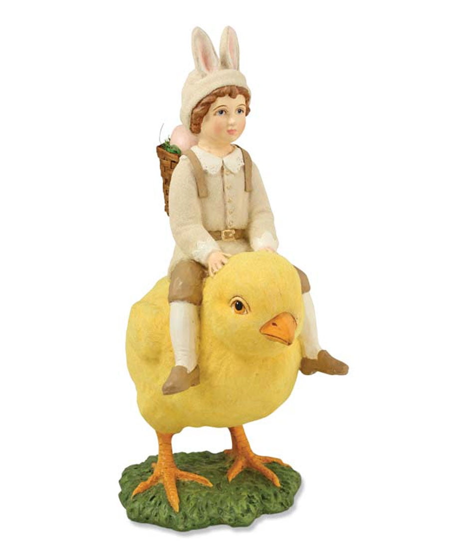 Bethany Lowe BLTD4002 Bunny Boy on Chick New for Easter