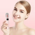 thumbnail image 3 of 1 pcs Eye Facial Massager Wand Heated vibrating massage head - Red LED light device - Eye bags and dark circles remover - Simple button controls and ergonomic design, 3 of 9