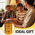 thumbnail image 3 of JINTION  2 Pack Solar Outdoor Lantern Lights Waterproof Hanging Metal Decorative Gift for Garden Patio Yard Lawn Tabletop Women Mum Grandma, 3 of 6