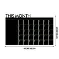 thumbnail image 6 of TERGAYEE Stickers 60x92 Month Plan Calendar Chalkboard Blackboard Vinyl Wall Sticker, 6 of 7