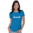 thumbnail image 3 of Beauty Motivational Positivity Womens Slim Fit Graphic Tee Brisco Brands M, 3 of 4