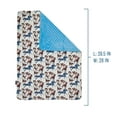 thumbnail image 2 of Wildkin Plush Velour Baby Blanket for Girls and Boys (Horse Dreams), 2 of 5