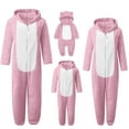 thumbnail image 5 of Shadoumai Women's Onesie Pajamas Warm Winter Pjs Sherpa One Piece Jumpsuits Hooded Fuzzy Romper with Pockets Sleepwear, 5 of 6