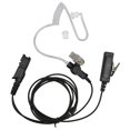thumbnail image 1 of Acoustic Tube Headphone 2 Way Radio Walkie Talkie Earpiece with Stainless Steel Clip for Police Military Security, 1 of 4