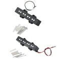 thumbnail image 4 of 1 Set P Bass Pickup Humbucker Pickup for 4 String P Bass Guitar Part & 1 Set Pro Electric Bass Open Type Noiseless Bridge Pickup for 4 String Jazz Bass Style,Black 95X18.3Mm, 4 of 7