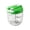 Green, variant on Meat Grinders for Home Use, Garlic Chopper, Crushed Fruits, Vegetables, Manual Pull Food Processor with Pull String, Mixing Maple Leaves Spare Cutting Pieces, Kitchen Hand Food Shredder (Sky Blue)