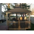thumbnail image 2 of ACACIA 12' x 12' Aluminum Frame with OutDura Soft Top Gazebo in Desert Beige, 2 of 12