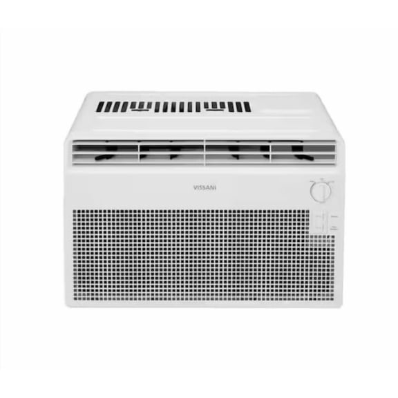 VISSANI 5,000 BTU 115V MECHANICAL WINDOW AIR CONDITIONER - WHITE