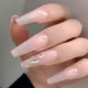 thumbnail image 4 of Uñas postizas de cobertura total con prensa en forma de ataúd para mujeres y niñas (3 cajas, 24 piezas cada una) 1086, 4 of 6