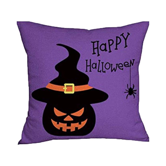 Boovnll Housses de Coussin Taille Standard, 1 Pce Housse de Coussin d'Halloween Décor Housse de Coussin de Canapé Taille Jeté, Housses de Coussin, Housse de Coussin, Housses de Coussin