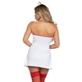 thumbnail image 2 of Leg Avenue Women's 3 Pc Sexy Nurse Halloween Fancy-Dress Costume for Adults, White, S-M, 2 of 5