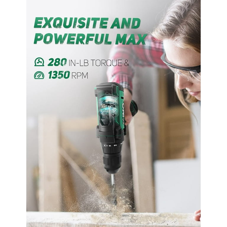 Kimo cordless 2024 drill driver kit