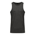thumbnail image 3 of G-Style USA Men's Straight Hem Long Length Tank Top TT60 - Charcoal - X-Large, 3 of 7