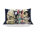 thumbnail image 4 of The Nightmare Before Christmas Practical Fabric Sleep Ready Texture High Thread Composition Duvet Cover Sets Convenience, 4 of 5