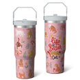 thumbnail image 2 of 1pc cat 30oz Tumbler with Straw & Handle - Insulated Stainless Steel Cup | Holiday Gift for Man Women (Christmas, Valentine's, Birthday), 2 of 7