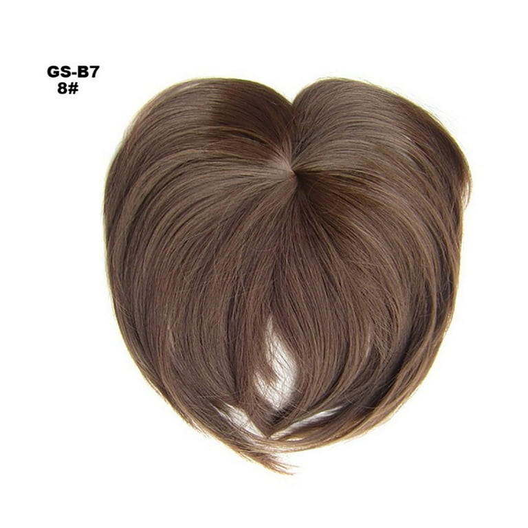 8 Inch Human Hair Topper with 2 Clips for Thinning Hair Moresoo Fishnet Base Toppers Balayge Virgin Human Hair  main image 2