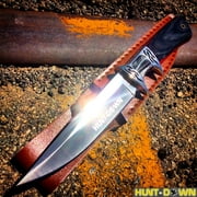 10' Hunt-Down Fixed Blade Hunting Sharp Knife with Sheath