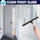 thumbnail image 4 of Herramienta de limpieza eficiente, escobilla de goma de 10 pulgadas que no deja rayas, mango ergonómico de acero inoxidable, escobilla de goma duradera para baño con hoja de silicona, gancho adhesivo, 4 of 8
