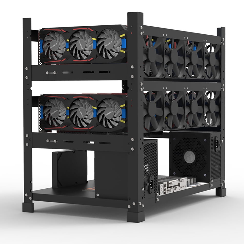 12 GPU Steel Open Mining Rig Frame - Bitcoin Mining Jordan | Ubuy