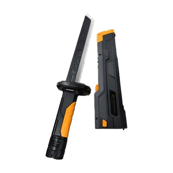 44CM Led Light-Up Sword With Spark And Spray Effects, One-Handed Automatic Activation, Realistic Toy For Kids And Teen, Battery-Operated With Long-Lasting