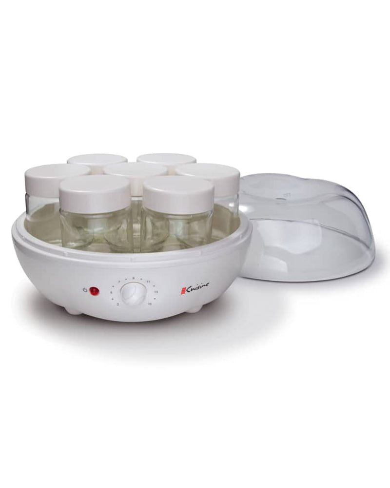 Euro Cuisine YM100 Authomatic Yogurt Maker with 7 Glass Jars & 15 hours Timer - image 2 of 5