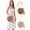 Khaki & Beige, variant on Women's Straw Crossbody Bags Weave Rattan Summer Beach Shoulder Bag Purse Handbags with Tassel