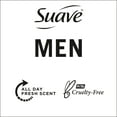 Suave Men Citrus Rush 3in1 Shampoo Conditioner Body Wash, 28 oz