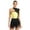 Gold, variant on TiaoBug Womens Sequins Latin Jazz Dance Tassel Leotard Sleeveless Fringed Dress Modern Dancewear Gold M