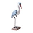 thumbnail image 2 of Escultura de pájaro marino de madera, estatua rústica, adorno artesanal multiusos para escritorio. Tamaño S, 2 of 9