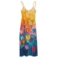 thumbnail image 5 of Vibe Blooming Tulips Fine Art Sleeveless Dress Summer Dress Woman 2025, 5 of 7