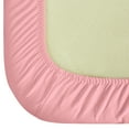 thumbnail image 3 of Organictune 100% Brushed Microfiber Fitted Sheet, 1800 Super Soft and Cozy, Easy Care Fitted Bed Sheet with Deep Pocket, Pink, Full, 54"x75", 6 Pack, 3 of 5