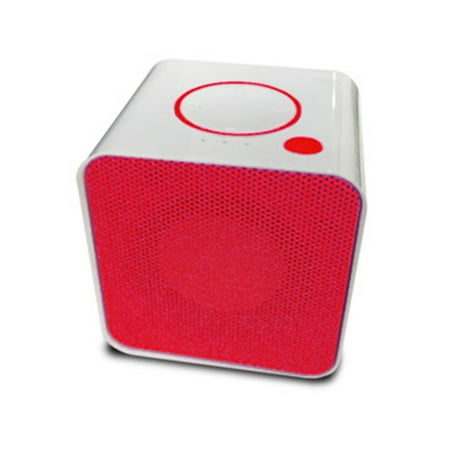 Axxis Speaker Wireless Technology Cube Red