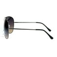 thumbnail image 3 of SA106 Airforce Mens Oversize Classic officer Metal Rim Aviator Sunglasses Gunmetal Smoke, 3 of 4