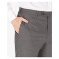 thumbnail image 2 of Ralph Lauren Men Pattern Classic Fit UltraFlex Flat Front Grey Pants 34X32, 2 of 2