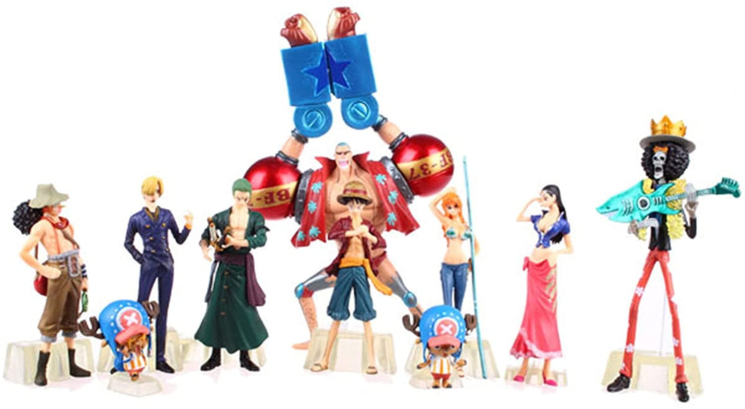 One Piece Anime Statues 2 Years Later 10 Models Monkey D. Luffy 4 19cm