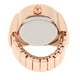 thumbnail image 4 of Anillos para mujer, regalos para mujer, reloj analógico de cuarzo con esfera de acero, reloj de anillo de dedo de cuarzo elástico genial., 4 of 4