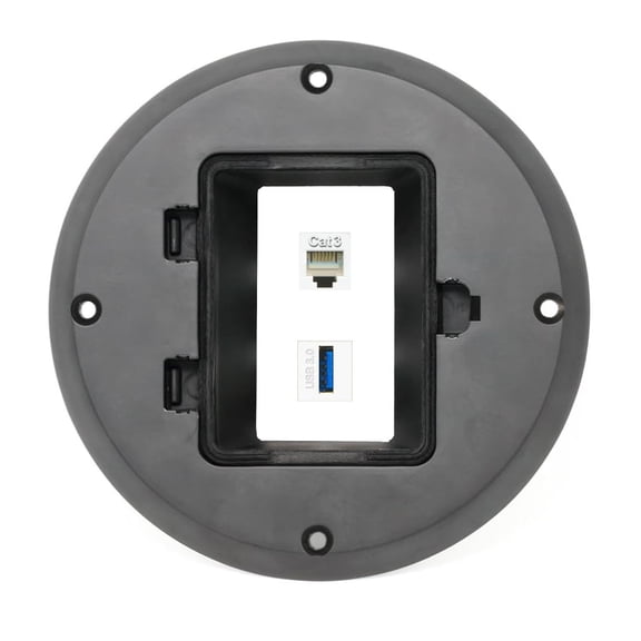 RiteAV Phone USB-3 Floor Box [Black]