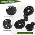 thumbnail image 4 of Clips en Tissu d'Ombre, 50Pcs Installation Facile Clips de Filet de Parasol Noir pour l'Extérieur, 4 of 8