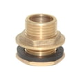 thumbnail image 2 of 2x Tubo de Latón 1/2 " Conector de Tubo de de Plomería de Montaje de Tuberías con Una Junta para de Agua BLESIY Conector de manguera de tanque de agua, 2 of 6