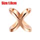 thumbnail image 1 of Simple Cross Scarf Clip X Shape Metal Brooches for Women Hollow Bow Scarves Buckle Holder Shawls Jewelry Clothing Accessories, 1 of 4