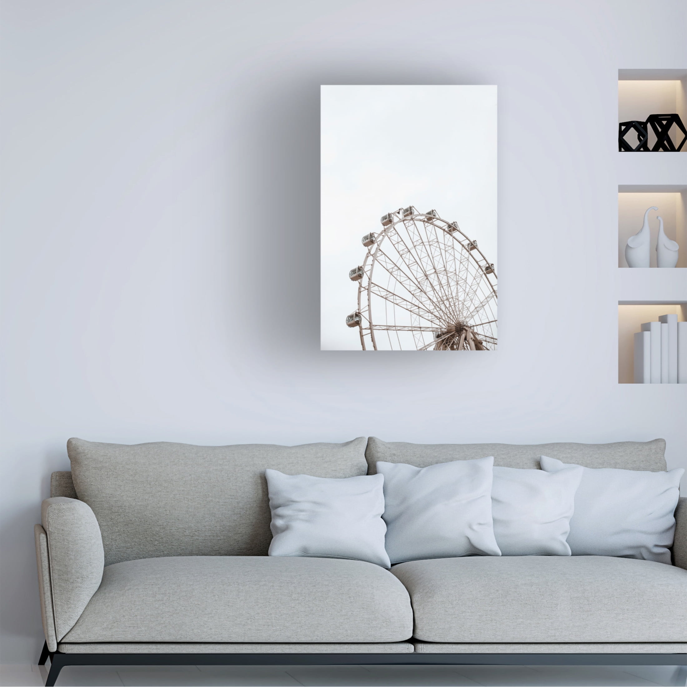Canvas Wall Art - Krista Broadway 'Sumter' Wall Art for Living Room, Bedroom, or Office Décor by Trademark Fine Art - 22 x 32 Inches