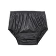 thumbnail image 4 of TiaoBug High Waist Plastic Pants with Washable Pull-on Briefs for Adults Black S, 4 of 6