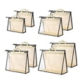thumbnail image 1 of 8 Pcs Handbag Dust Bags Clear Purse Storage Organizer for Closet Small to Extra Large Dust Free Zipper Storage Bag, 1 of 5