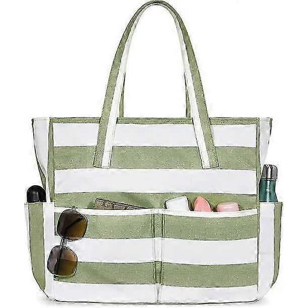 Women's Large Waterproof Beach Bag, Anti-Sand Summer Beach Tote Bag Holiday Essential Travel Bag Handbag for Pool Gym