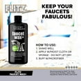 thumbnail image 7 of Flitz Faucet Wax, Hard Water Stain Remover, Stainless Steel Cleaner and Polish Sealant, 7.6 oz, 7 of 7