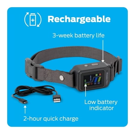 PREMIER PET BARK COLLAR WITH DIGITAL DISPLAY, MULTIPLE CORRECTIONS, INCLUDING TONE, VIBRATION AND STATIC STIMULATION