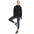 thumbnail image 7 of Little Donkey Andy Women's Lightweight Thermal Running Jacket Hybrid Quilted Full Zip Golf Jacket with Hood Black L, 7 of 7