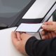 thumbnail image 4 of ABS carbono ventana delantera del coche una cubierta de pilar embellecedores para Toyota RAV4 2019 2020 2021 2022 2023 2024 RAV 4 XA50 accesorios híbridos, 4 of 5